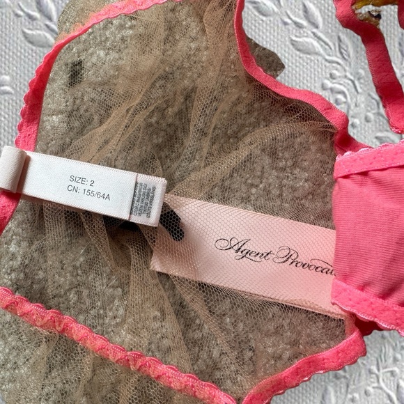 agent provocateur zuri pink multicolor brief - Picture 7 of 7